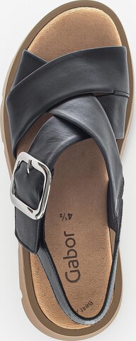 GABOR Sandals in Black