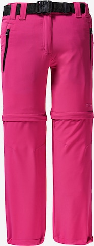 CMP Outdoor Pants in Pink: front