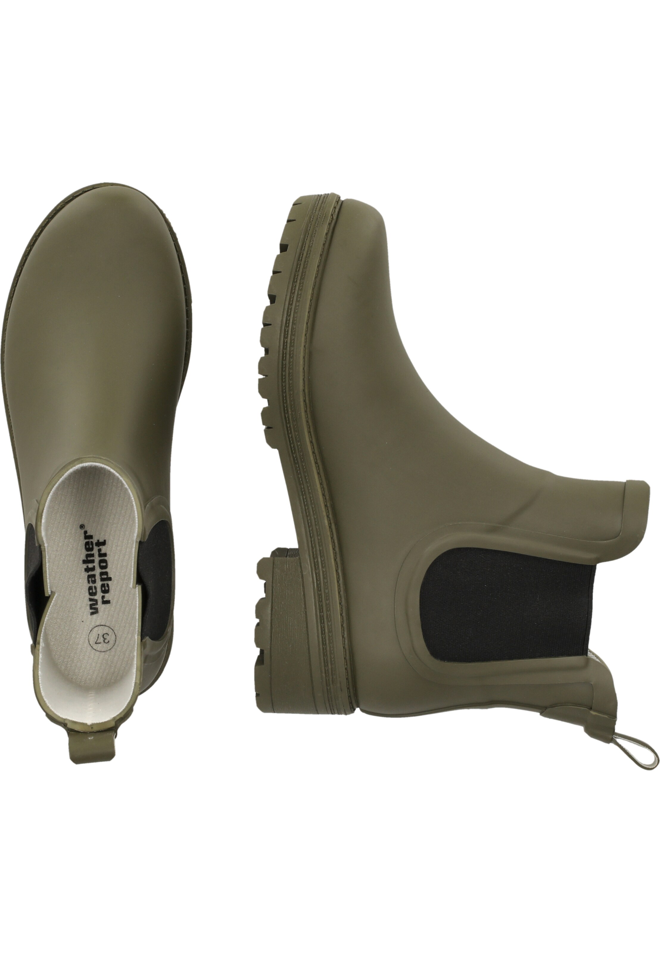 Weather Report Outdoor rubber boot 'Raimar' in Green