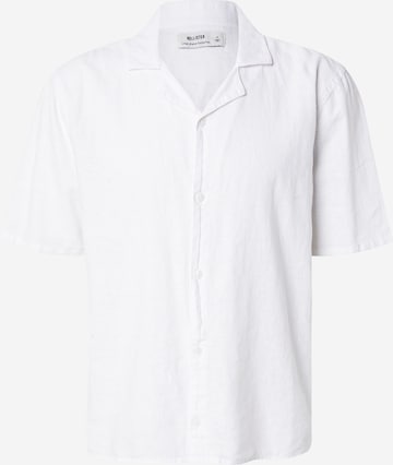 balta HOLLISTER Patogus modelis Marškiniai: priekis