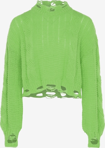 Pull-over MYMO en vert : devant