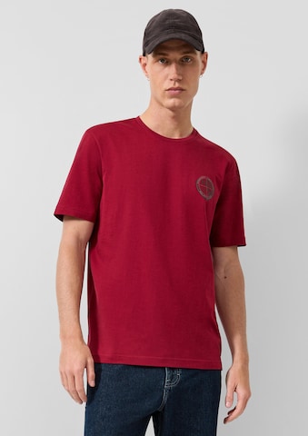 T-Shirt QS en rouge : devant