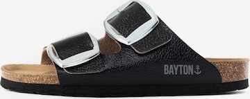 Bayton Mules 'Alicante' in Black: front