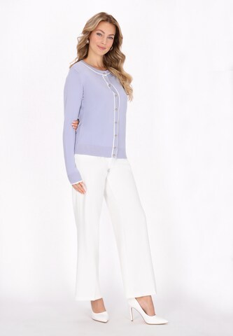 faina Knit cardigan in Purple