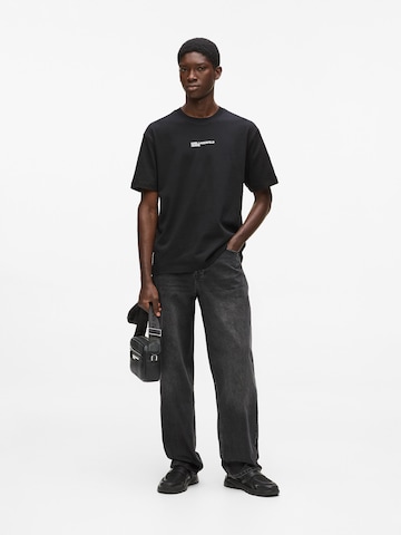 KARL LAGERFELD JEANS Тениска в черно