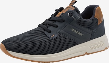 Baskets basses MARCO TOZZI en bleu : devant