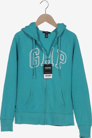GAP Sweatshirt & Zip-Up Hoodie in S in Green: front