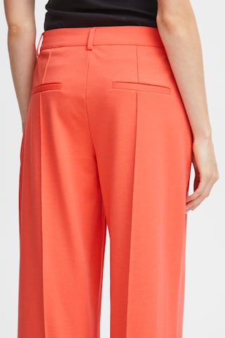 Wide Leg Pantalon 'IHKate' ICHI en orange