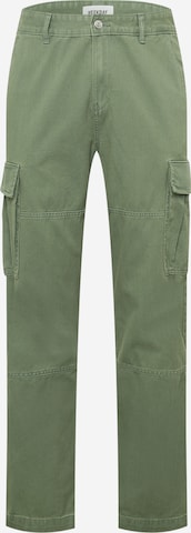 WEEKDAY Карго панталон 'Joel' в зелено: отпред