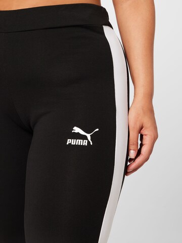 Skinny Pantalon de sport PUMA en noir