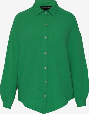 SASSYCLASSY Blouse in Groen: voorkant