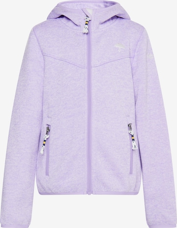 Schmuddelwedda Fleece Jacket 'Kilata' in Purple: front