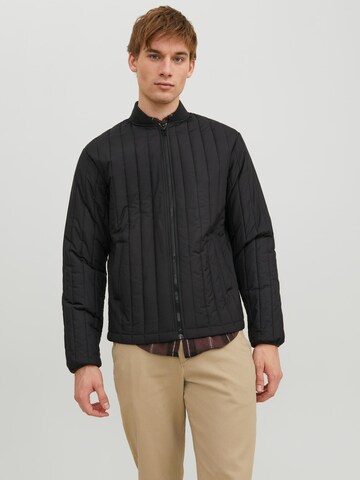 Veste mi-saison 'City' JACK & JONES en noir : devant