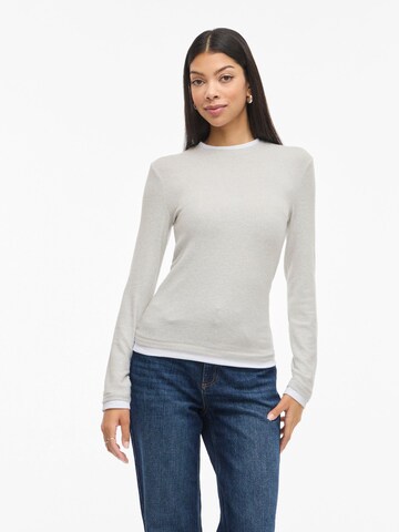 Pull-over 'VIAdi' VILA en gris : devant