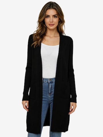 KoJooin Strickjacke in Schwarz: Vorderseite