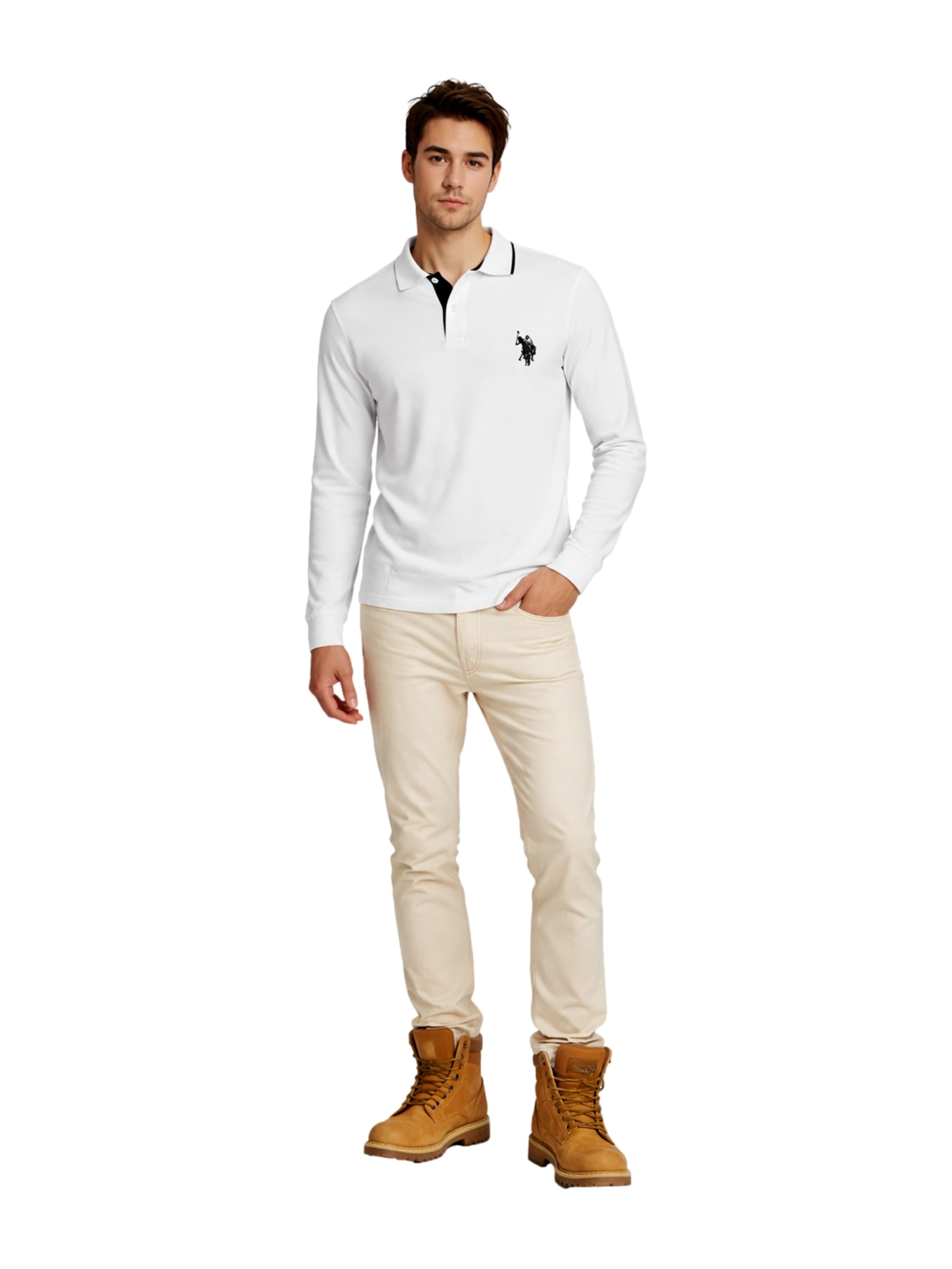 Maglietta di U.S. POLO ASSN. in bianco