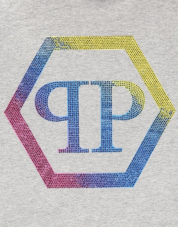 Philipp Plein - Sudadera con cremallera en gris