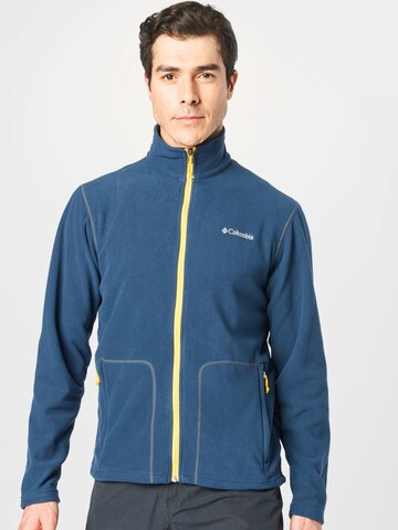 COLUMBIA Fleecejacke 'Fast Trek' in Blau: predná strana