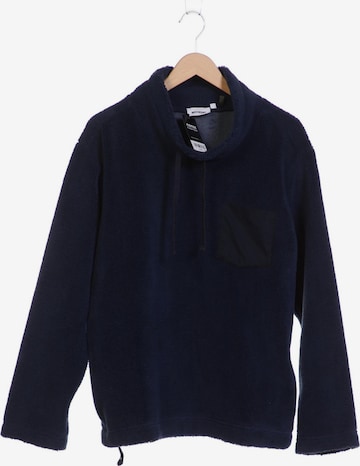 WEEKDAY Sweatshirt & Zip-Up Hoodie in L in Blue: front