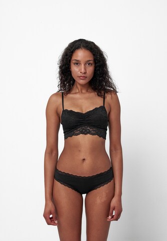 SNOCKS Bralette Bra in Black: front