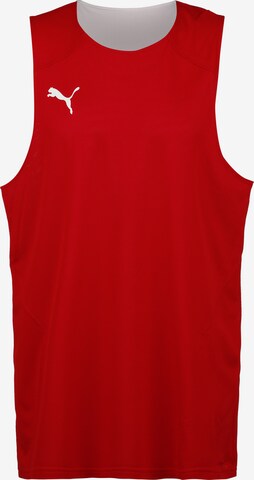 Maillot PUMA en rouge : devant