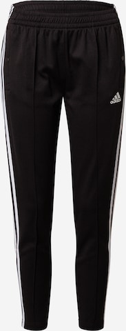 ADIDAS SPORTSWEAR Regular Workout Pants in Black: front