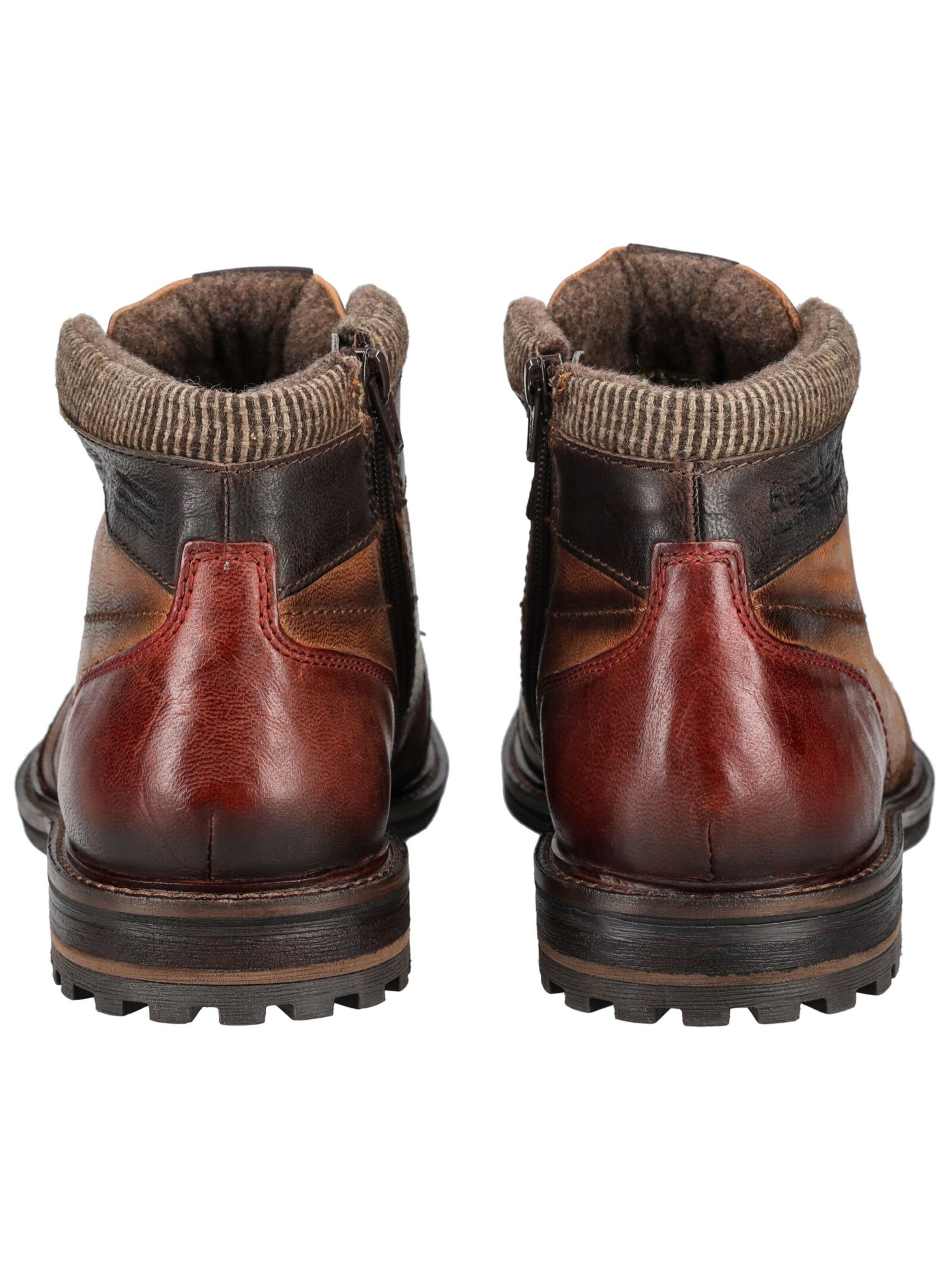 Bottines à lacets bugatti en marron