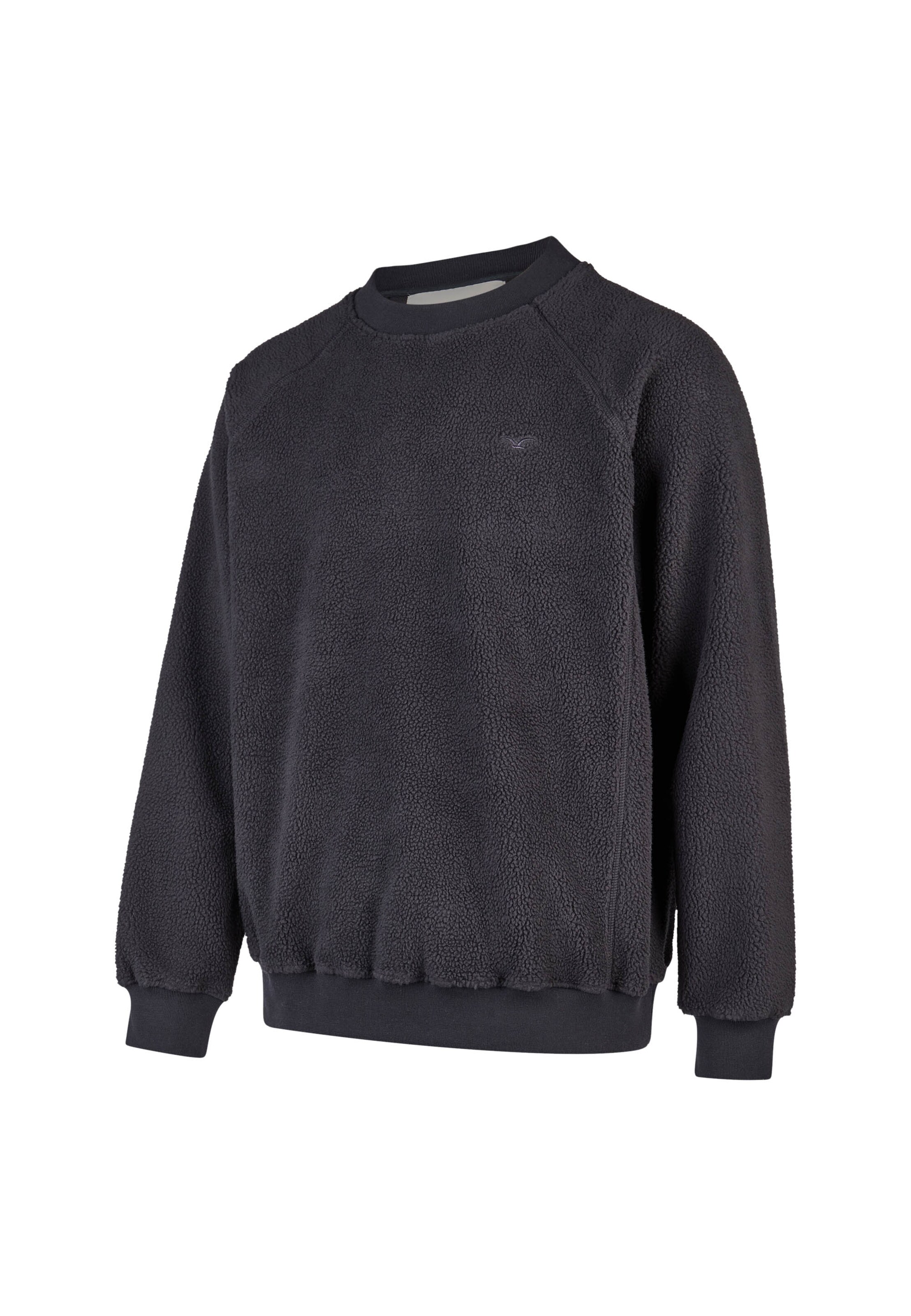 Cleptomanicx Sweatshirt 'Crewneck Flaneur' in Grey