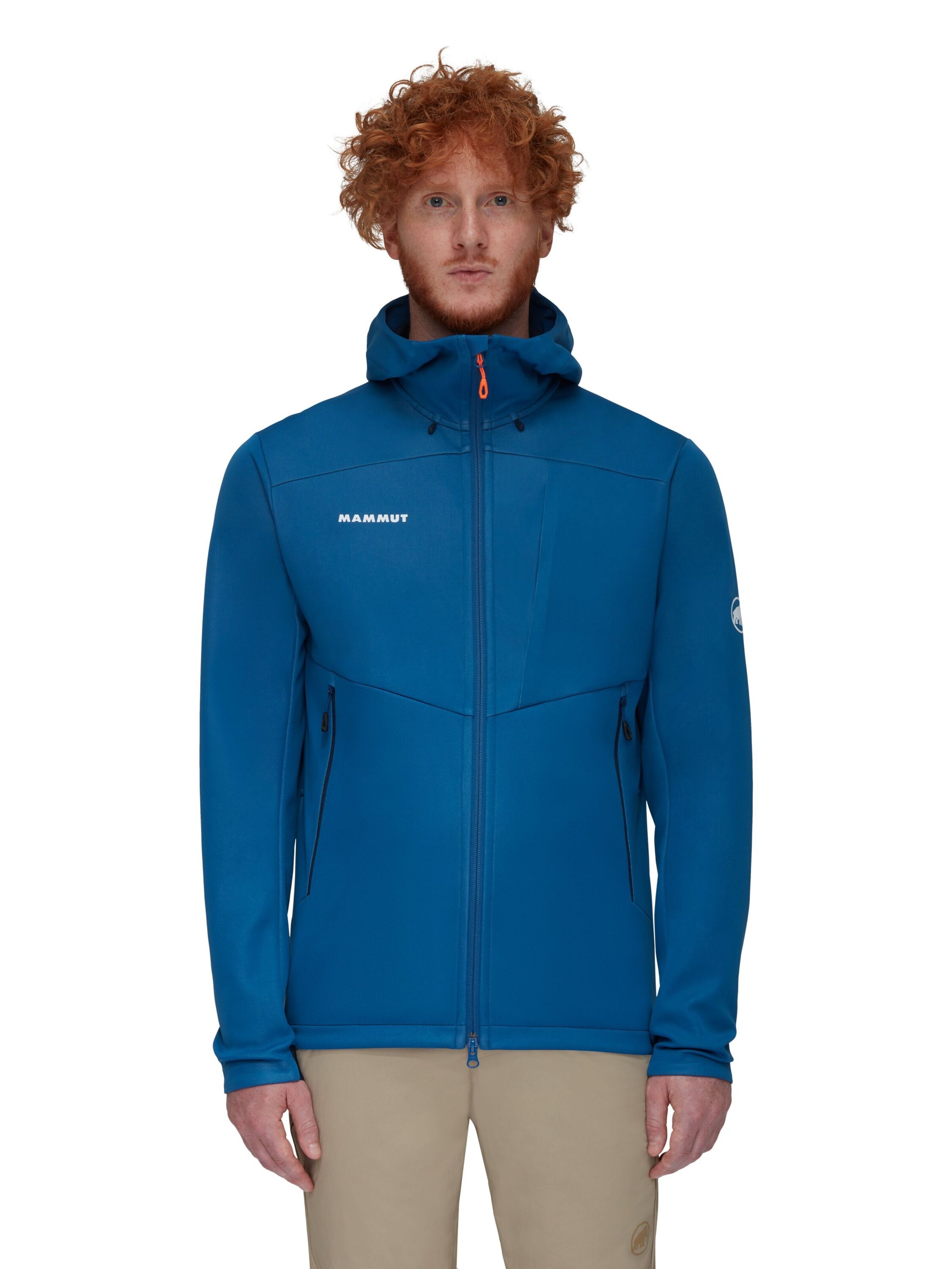 MAMMUT Outdoor jacket in Blue: front