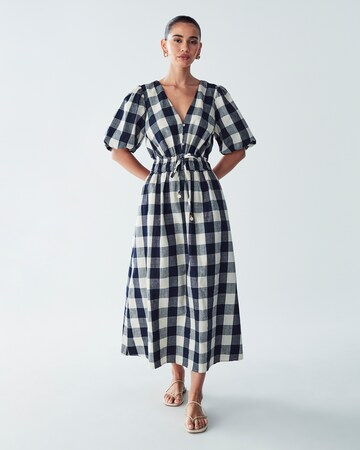 St MRLO Dress 'Rowley' in Blue: front