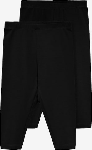 Skinny Leggings 'NILLE' KIDS MINI GIRL en noir : devant