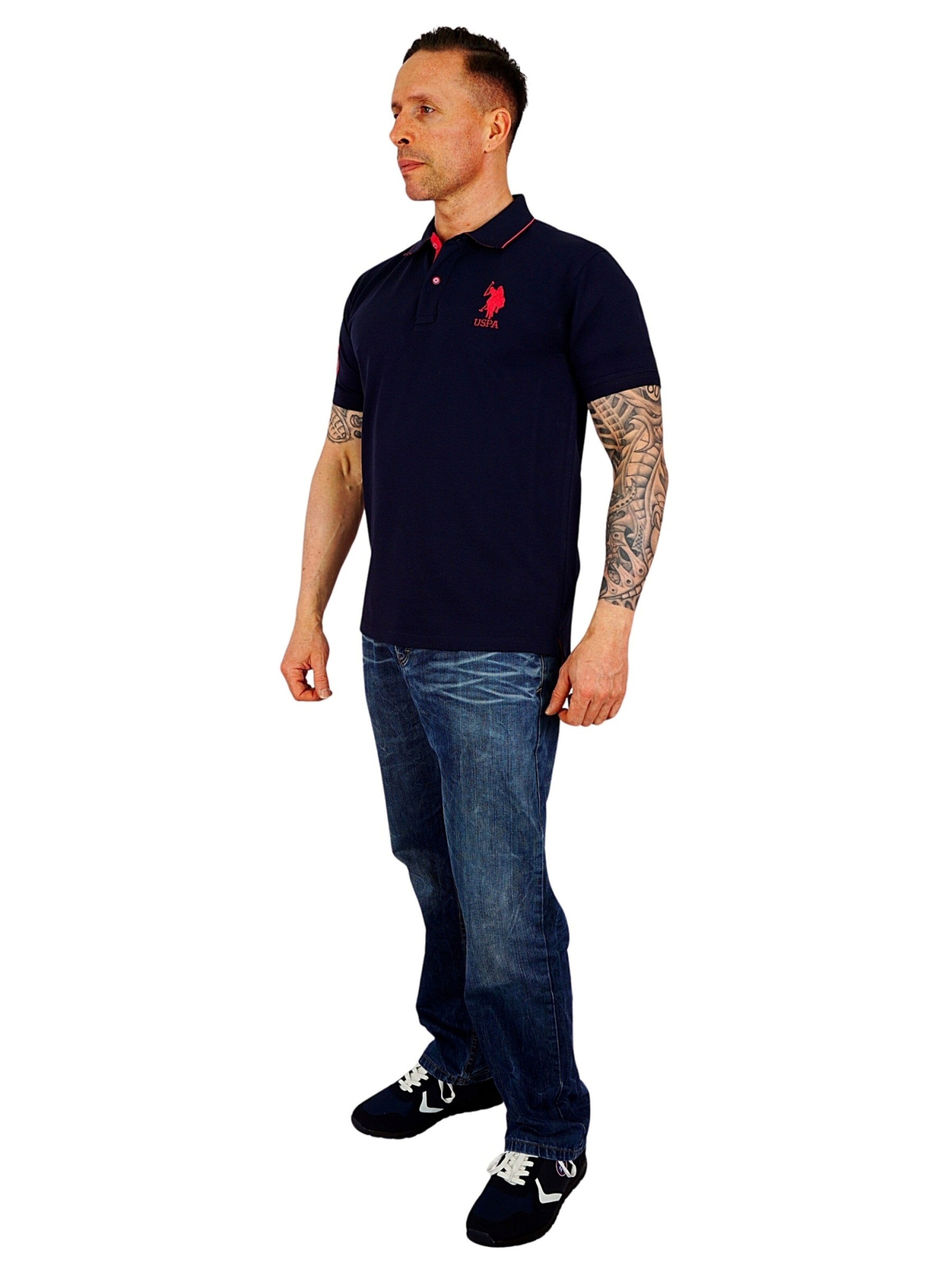 T-Shirt U.S. POLO ASSN. en bleu