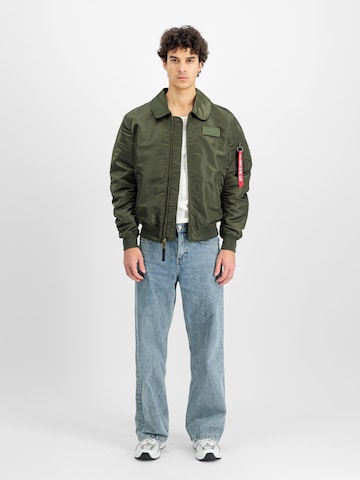 ALPHA INDUSTRIES Übergangsjacke 'Flying Tigers'‌‌‌‌‌‌ in Grün: Vorderseite