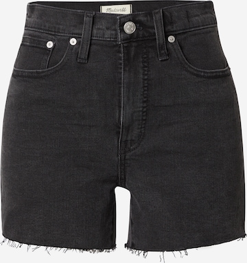 Madewell Regular Shorts in Schwarz: predná strana