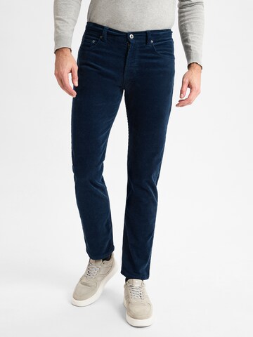 Nils Sundström Regular Trousers 'Aiden' in Blue: front