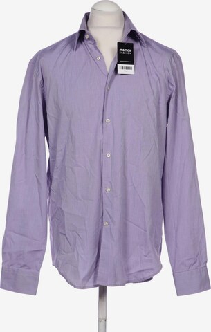 JOOP! Button Up Shirt in L in Purple: front