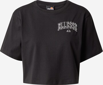 Tricou 'Beneventi' de la ELLESSE pe negru: față