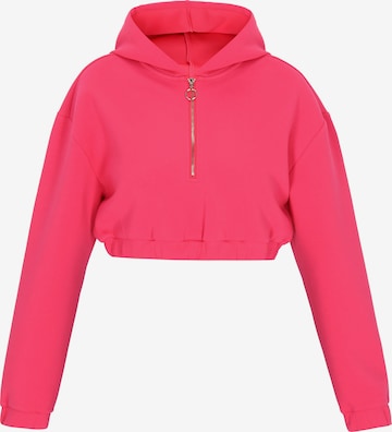 faina Athlsr Sweatshirt in Roze: voorkant