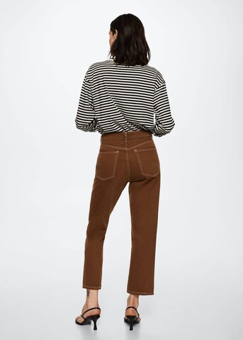 MANGO Loose fit Jeans 'Havana 2' in Brown