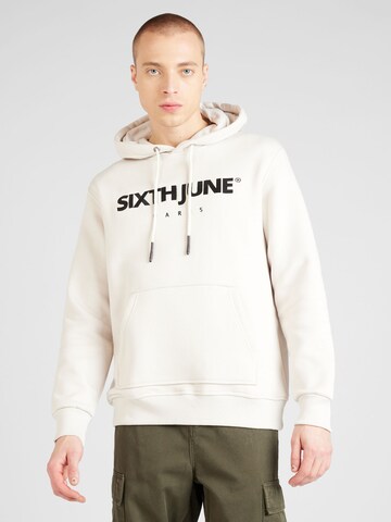Sixth June Sweatshirt 'ESSENTIELS' in Grau: Vorderseite