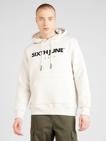 Sixth June Sweatshirt 'ESSENTIELS' in Grey: front