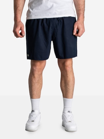 LACOSTE Regular Pants in Blue: front