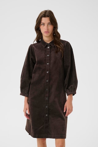 Part Two Shirt dress 'Eleina' in Brown: front