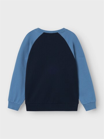 NAME IT - Sweatshirt 'VILDAR' em azul