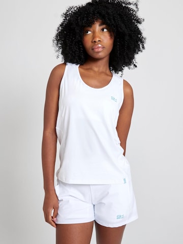 SPORTKIND Sporttop 'Loose Fit Basic' in Wit: voorkant