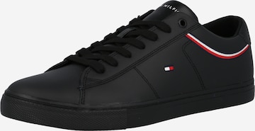 Baskets basses TOMMY HILFIGER en noir : devant