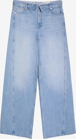 Bershka Wide Leg Farkut värissä sininen: etupuoli