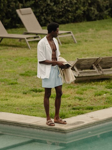 DAN FOX APPAREL Board Shorts 'Juri' in Blue
