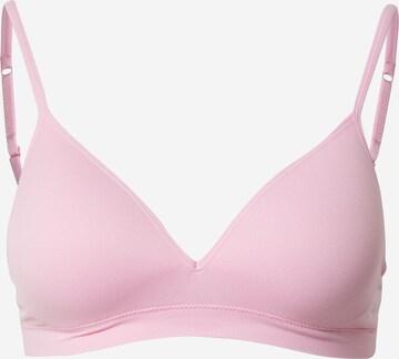 Lindex T-shirt Bra in Pink: front