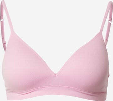 Lindex T-shirt Bra in Pink: front